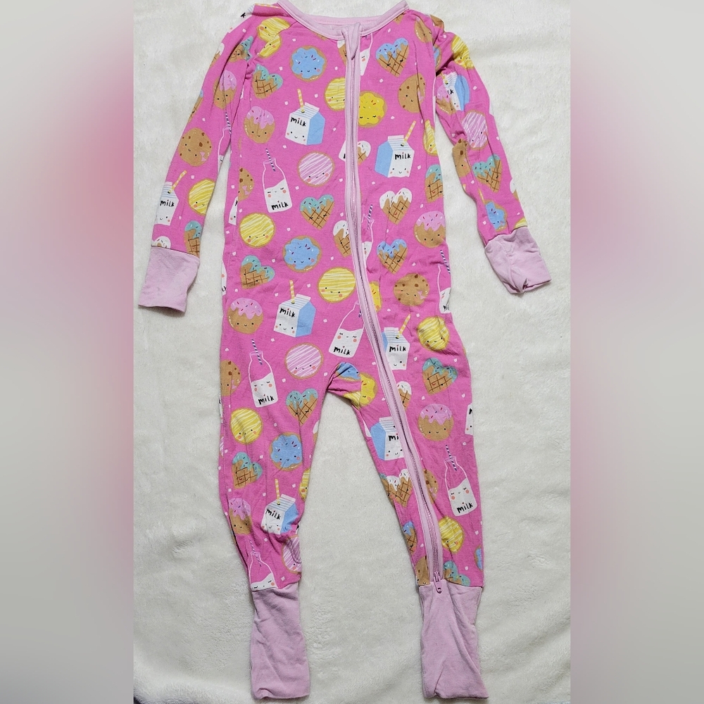 Little Sleepies Milk and Cookies Bamboo Zippy